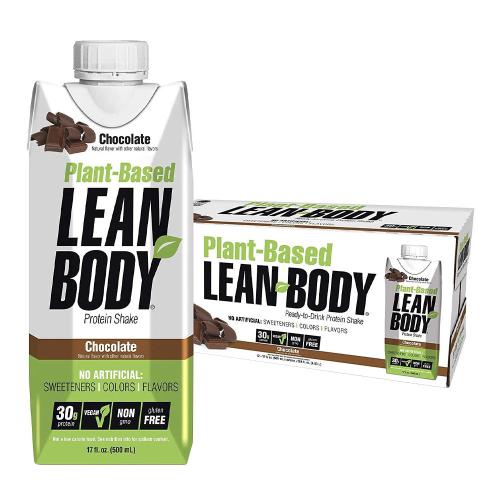 Labrada Lean Body Plant Based Protein Shake (12 x 500 ml, Cioccolato)