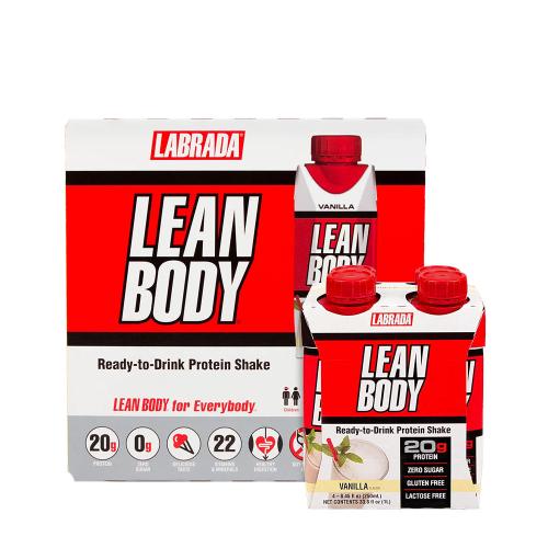 Labrada Lean Body Ready-to-Drink Protein Shake  (16 x 250 ml, Vaniglia)