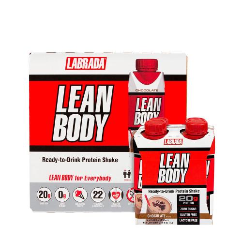 Labrada Lean Body Ready-to-Drink Protein Shake  (16 x 250 ml, Cioccolato)