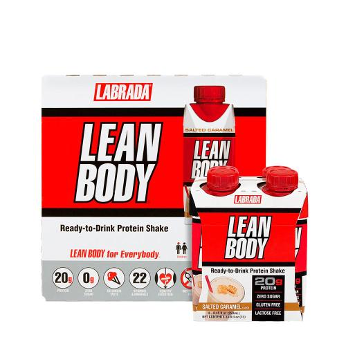 Labrada Lean Body Ready-to-Drink Protein Shake  (16 x 250 ml, Caramello Salato)