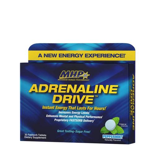 MHP Adrenaline Drive: Fast Acting Energy Mint (30 Compressa, Menta Piperita)