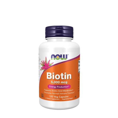 Now Foods Biotin 5,000 mcg (120 Capsule veg)