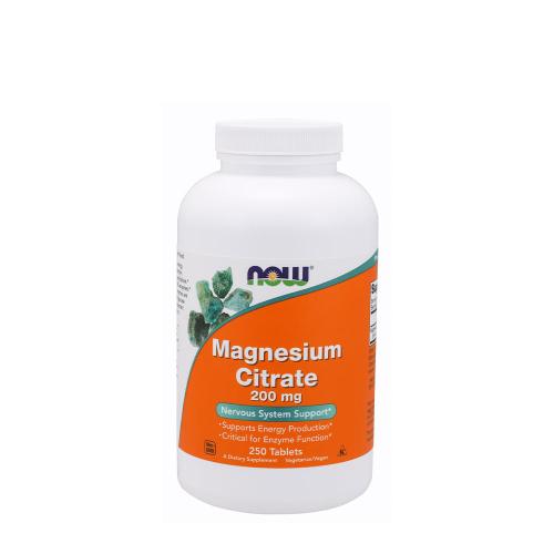 Now Foods Magnesium Citrate 200 mg (250 Compressa)