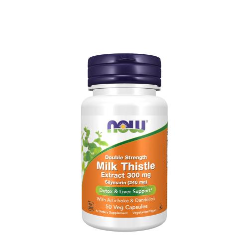 Now Foods Milk Thistle Extract, Double Strength 300 mg (50 Capsule veg)