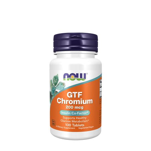 Now Foods GTF Chromium 200 mcg Yeast Free (100 Compressa)