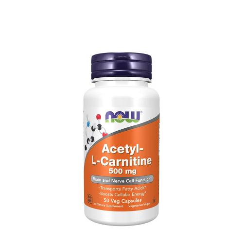 Now Foods Acetyl-L-Carnitine 500 mg (50 Capsule veg)