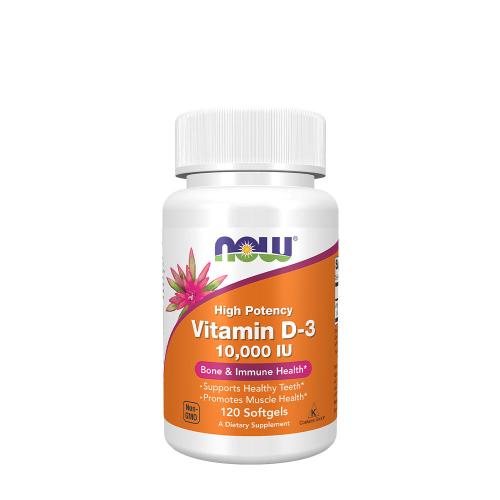 Now Foods Vitamin D-3 10,000 IU (120 Capsule morbida)