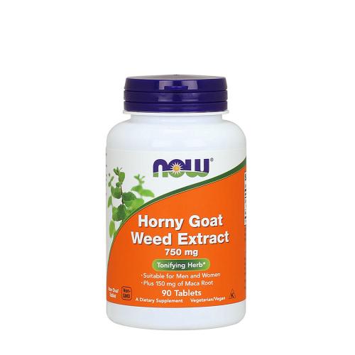 Now Foods Horny Goat Weed Extract 750 mg (90 Compressa)