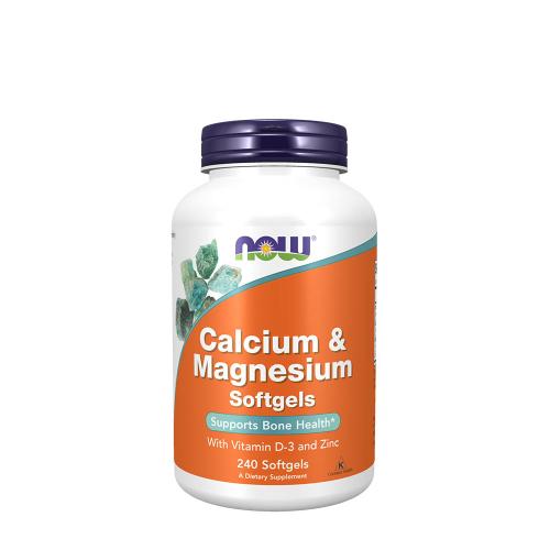 Now Foods Calcium & Magnesium (240 Capsule morbida)