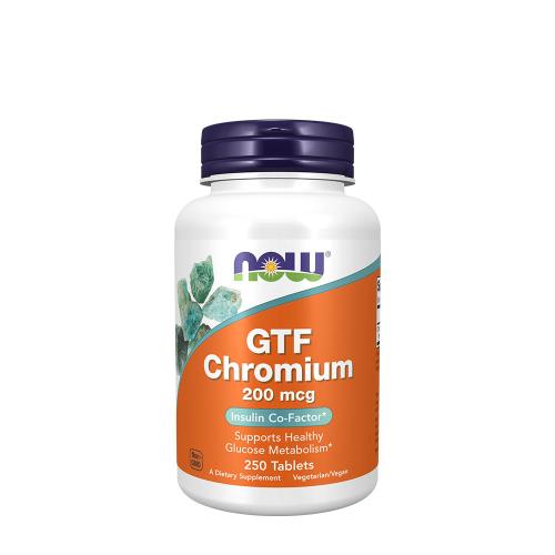 Now Foods GTF Chromium 200 mcg Yeast Free (250 Compressa)
