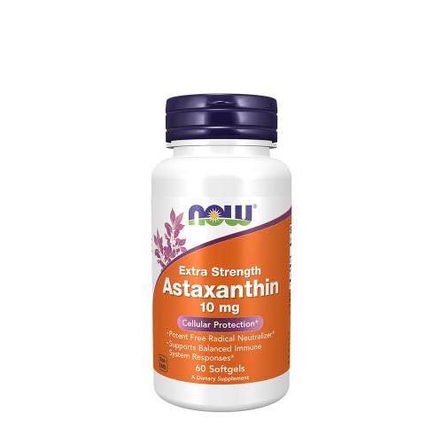 Now Foods Astaxanthin Extra Strength 10 mg (60 Capsule morbida)