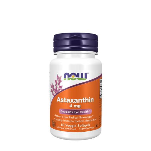 Now Foods Astaxanthin 4 mg (60 Veggie Capsule morbida)