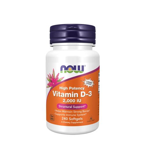 Now Foods Vitamin D-3 2000 IU (240 Capsule morbida)