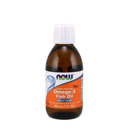 Now Foods Omega-3 Fish Oil Liquid (200 ml, Limone)