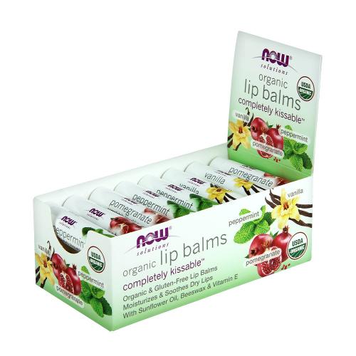 Now Foods Completely Kissable Assorted Lip Balms (24 Per Scatola)