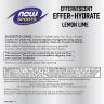 Now Foods Effer-Hydrate Effervescent (10 Compressa effervescente, Limone Lime)