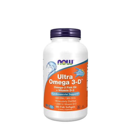Now Foods Ultra Omega 3-D Softgels (180 Capsule morbida)