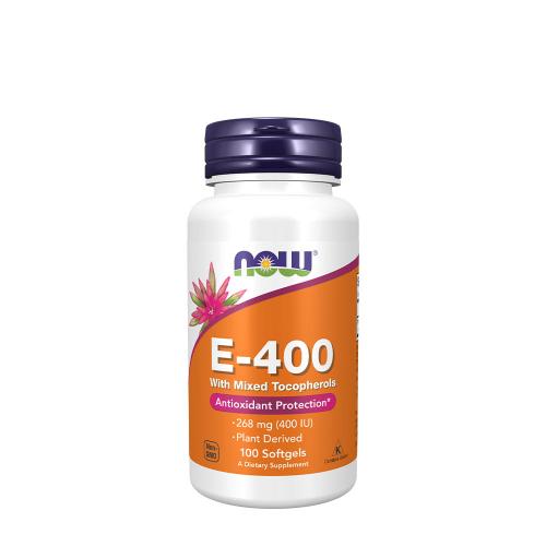 Now Foods Vitamin E-400 With Mixed Tocopherols (100 Capsule morbida)