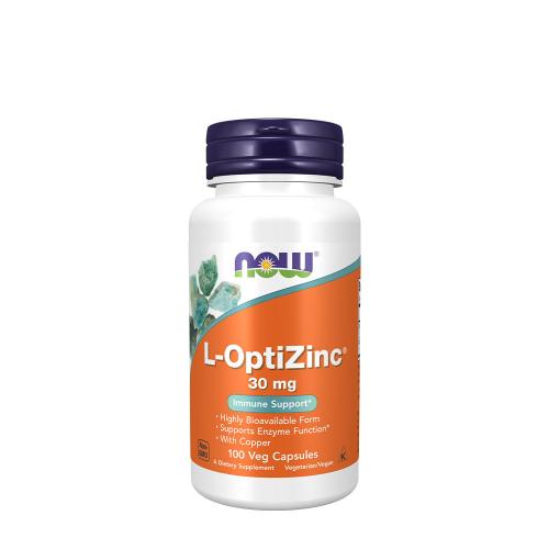 Now Foods L-OptiZinc 30 mg (100 Capsule veg)