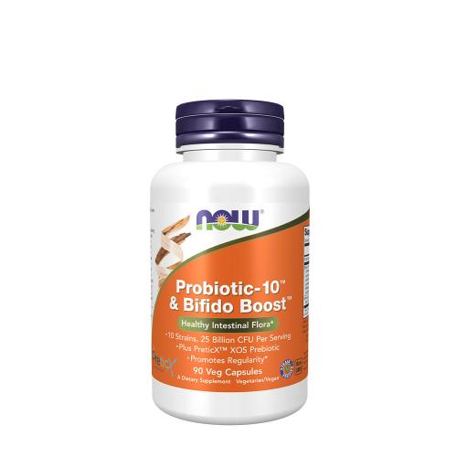 Now Foods Probiotic-10 & Bifido Boost (90 Capsule veg)