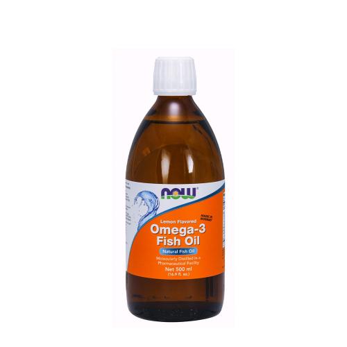 Now Foods Omega-3 Fish Oil Liquid (500 ml, Limone)