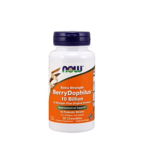 Now Foods BerryDophilus™ Extra Strength 10 Billion (50 Compresse da masticare)