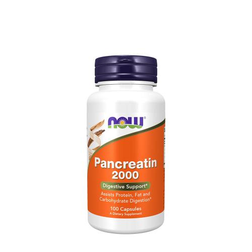 Now Foods Pancreatin 2000 - Digestive Support (100 Capsule)