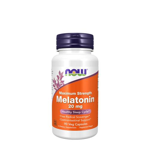 Now Foods Melatonin, Maximum Strength 20 mg (90 Capsule veg)