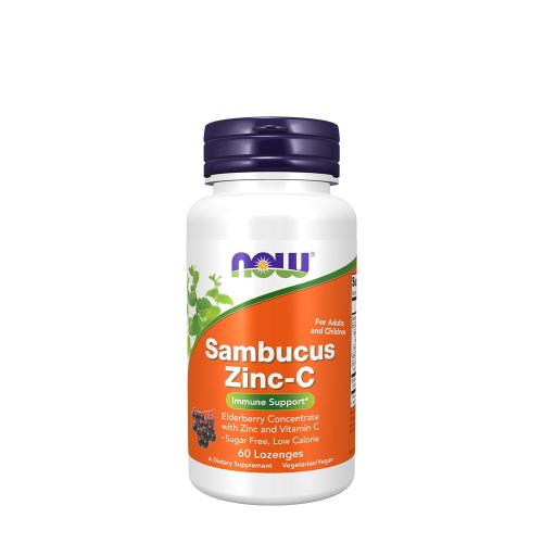 Now Foods Sambucus Zinc-C (60 Compressa da succhiare)