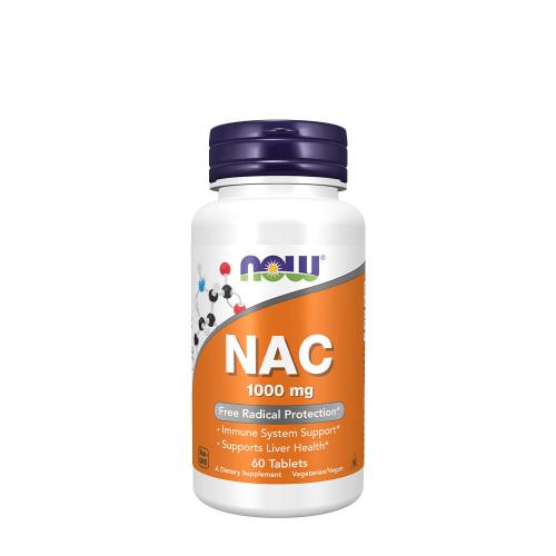 Now Foods NAC - Acetyl-Cysteine 1000 mg (60 Compressa)