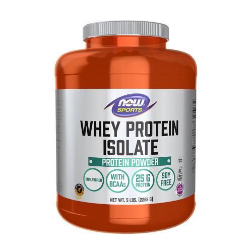 Now Foods Whey Protein Isolate (2268 g, Non Aromatizzato)
