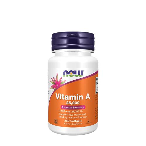 Now Foods Vitamina A 25000 UI - Vitamin A 25000 IU (250 Capsule morbida)