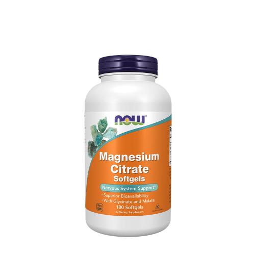 Now Foods Citrato di magnesio 134 mg - Magnesium Citrate 134mg (180 Capsule morbida)