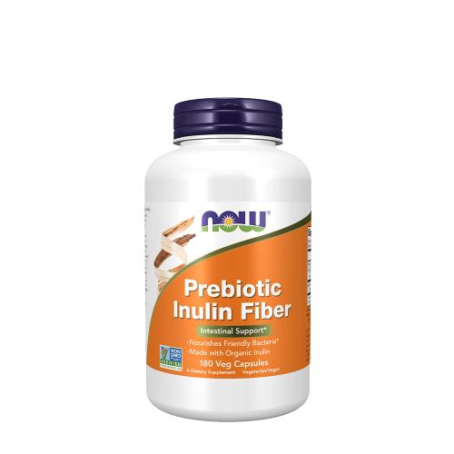 Now Foods Fibra prebiotica di inulina - Prebiotic Inulin Fiber (180 Capsule veg)