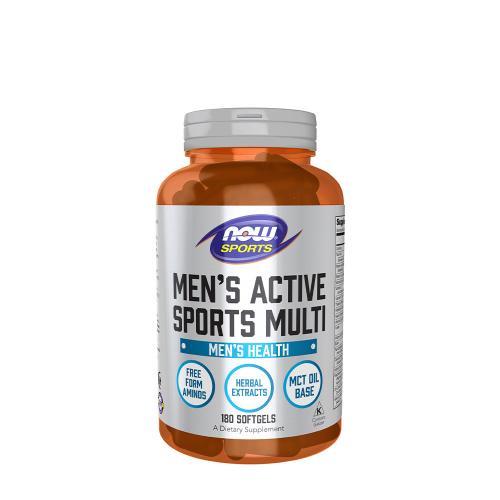 Now Foods Men's Active Sports Multi (180 Capsule morbida)