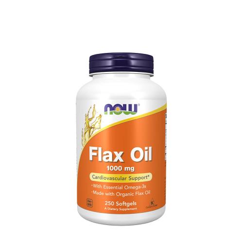 Now Foods Flax Oil 1000 mg (250 Capsule morbida)