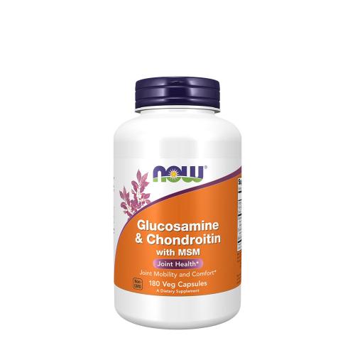 Now Foods Glucosamine & Chondroitin with MSM (180 Capsule)