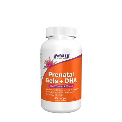 Now Foods Prenatal Gels + DHA Softgels (180 Capsule morbida)