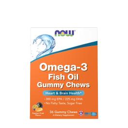   Now Foods Omega-3 Fish Oil Gummy Chews (36 caramelle gommose, Maracuja)