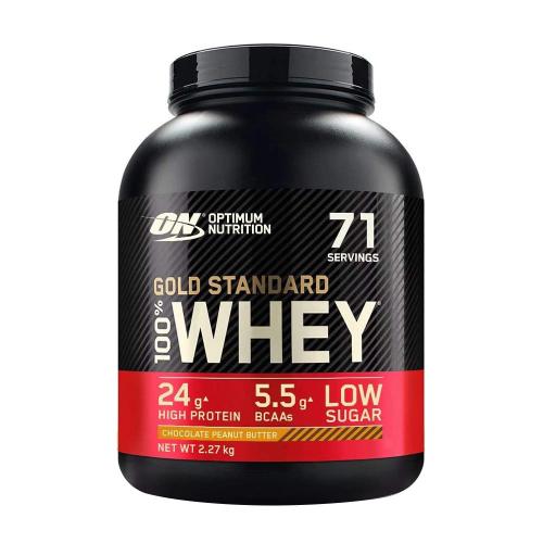 Optimum Nutrition Gold Standard 100% Whey™ (2.27 kg, Burro di Arachidi al Cioccolato)