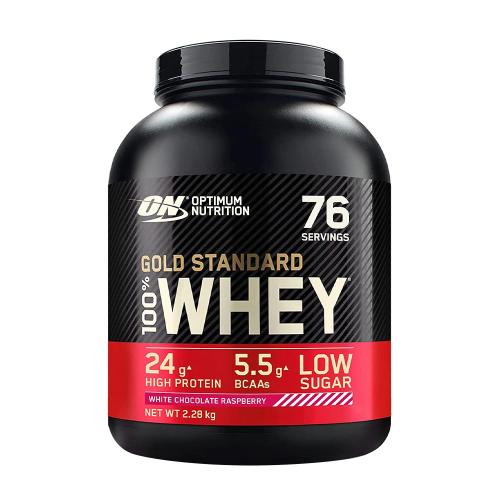Optimum Nutrition Gold Standard 100% Whey™ (2.27 kg, Cioccolato Bianco & Lampone)