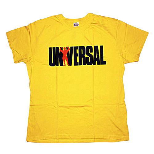 Universal Nutrition USA 77 T-shirt  (XL, Giallo)