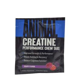   Universal Nutrition Animal Creatine Chews (4 compresse masticabili, Uva)