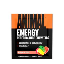  Universal Nutrition Animal Energy Chews (4 compresse masticabili, Mango)