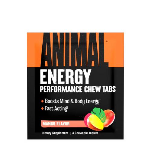 Universal Nutrition Animal Energy Chews (4 compresse masticabili, Mango)