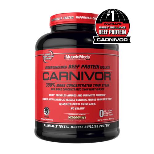 MuscleMeds Carnivor™ 100% Beef Protein (1898 g, Cioccolato)