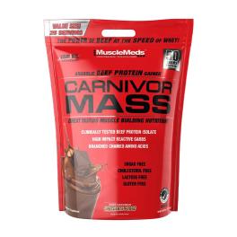   MuscleMeds Carnivor™ Mass 100% Beef Protein Mass Gainer (4725 g, Fudge al Cioccolato)
