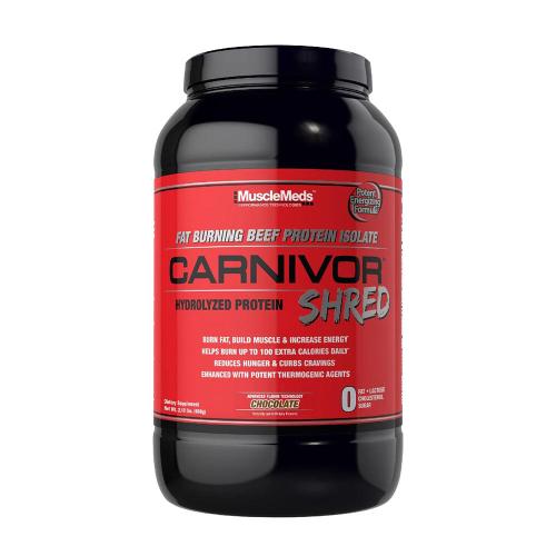 MuscleMeds Carnivor Shred 100% Beef Protein + Fat Burn (968 g, Cioccolato)