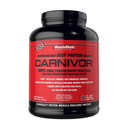 MuscleMeds Carnivor™ 100% Beef Protein (56 Dose, Punch alla Frutta)