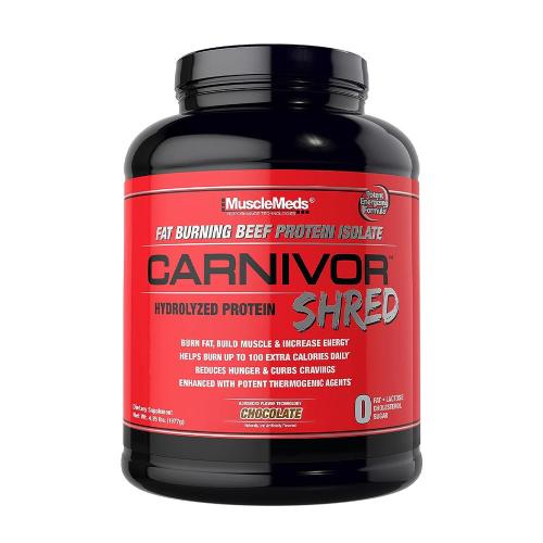 MuscleMeds Carnivor Shred 100% Beef Protein + Fat Burn (1977 g, Cioccolato)